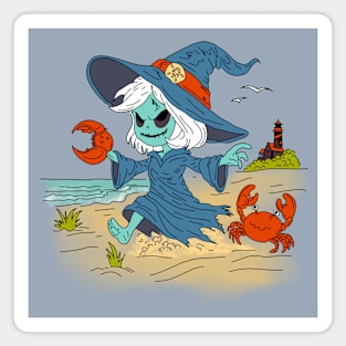 Cute Summer Witch Magnet